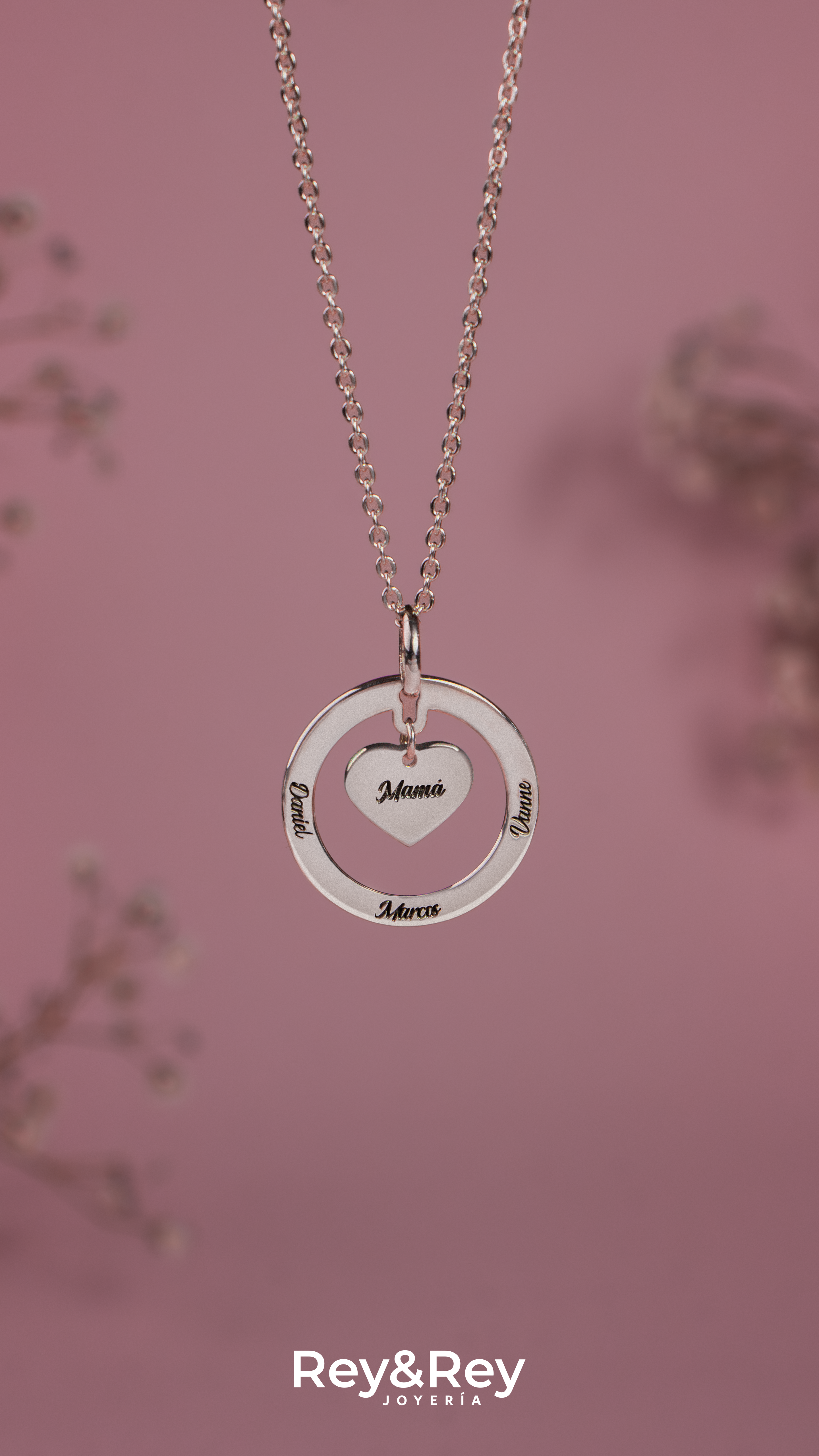 Collar Loop Personalizable Plata .925  Primerly