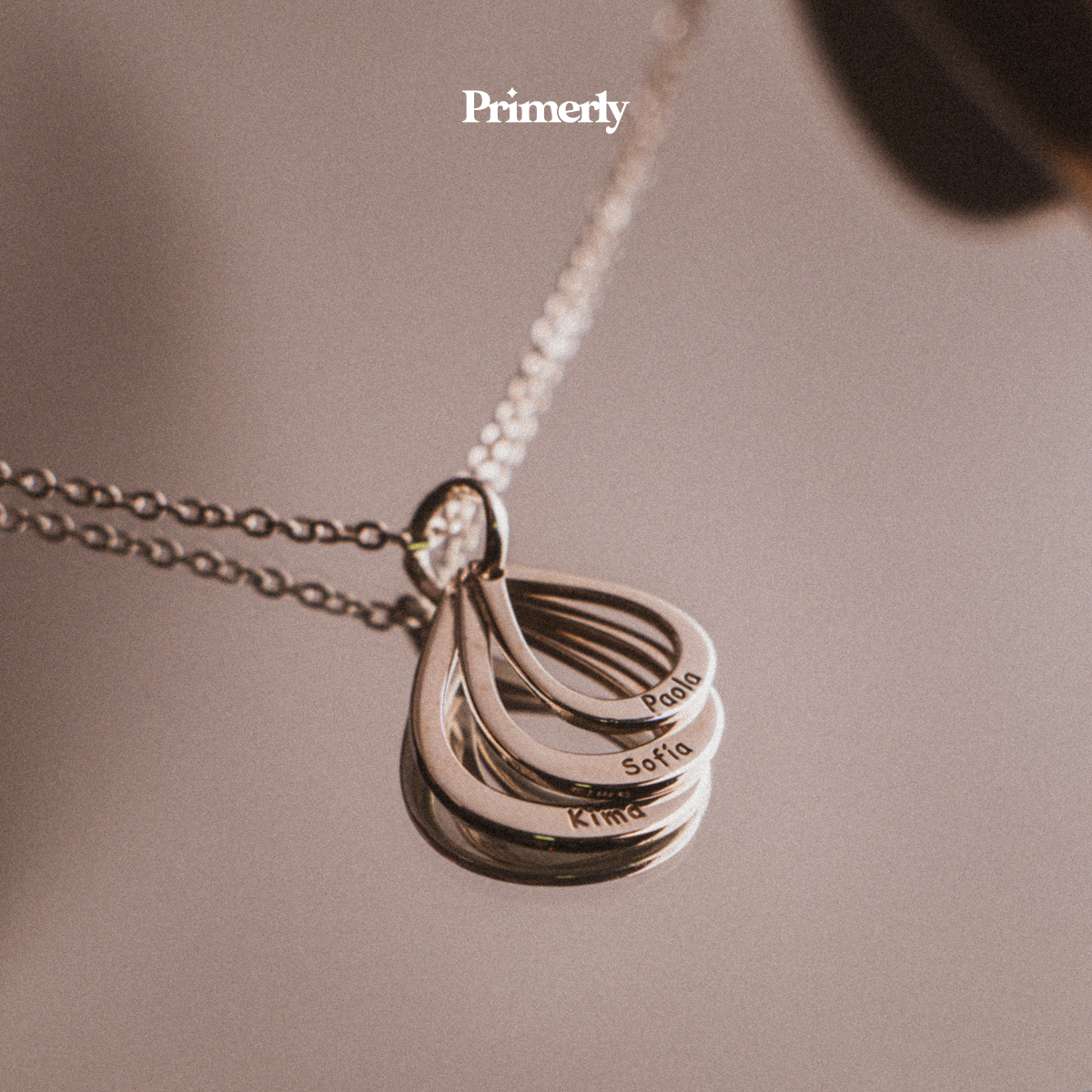 Collar y Dije Modelo Gota en plata .925