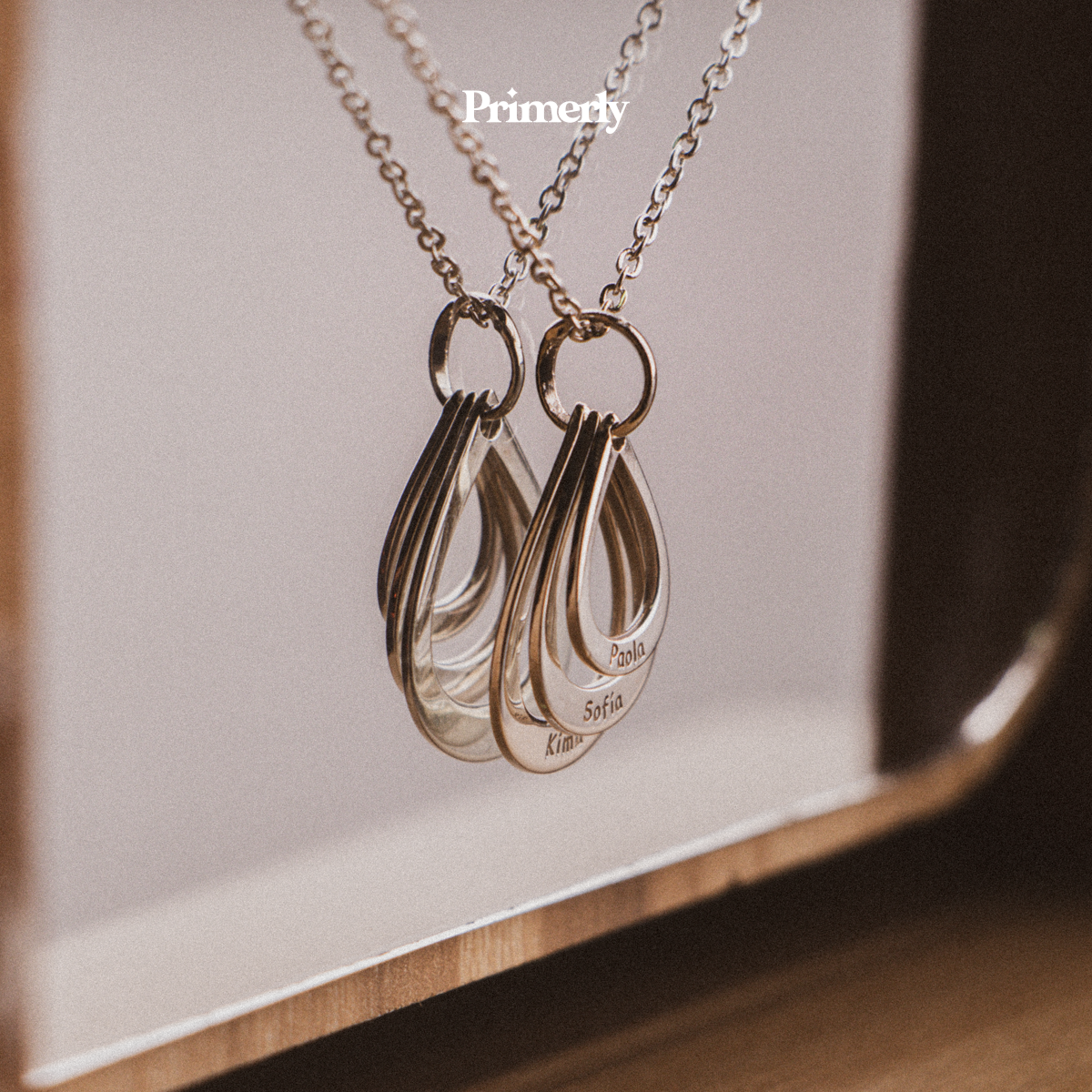 Collar Gota Personalizable Plata .925