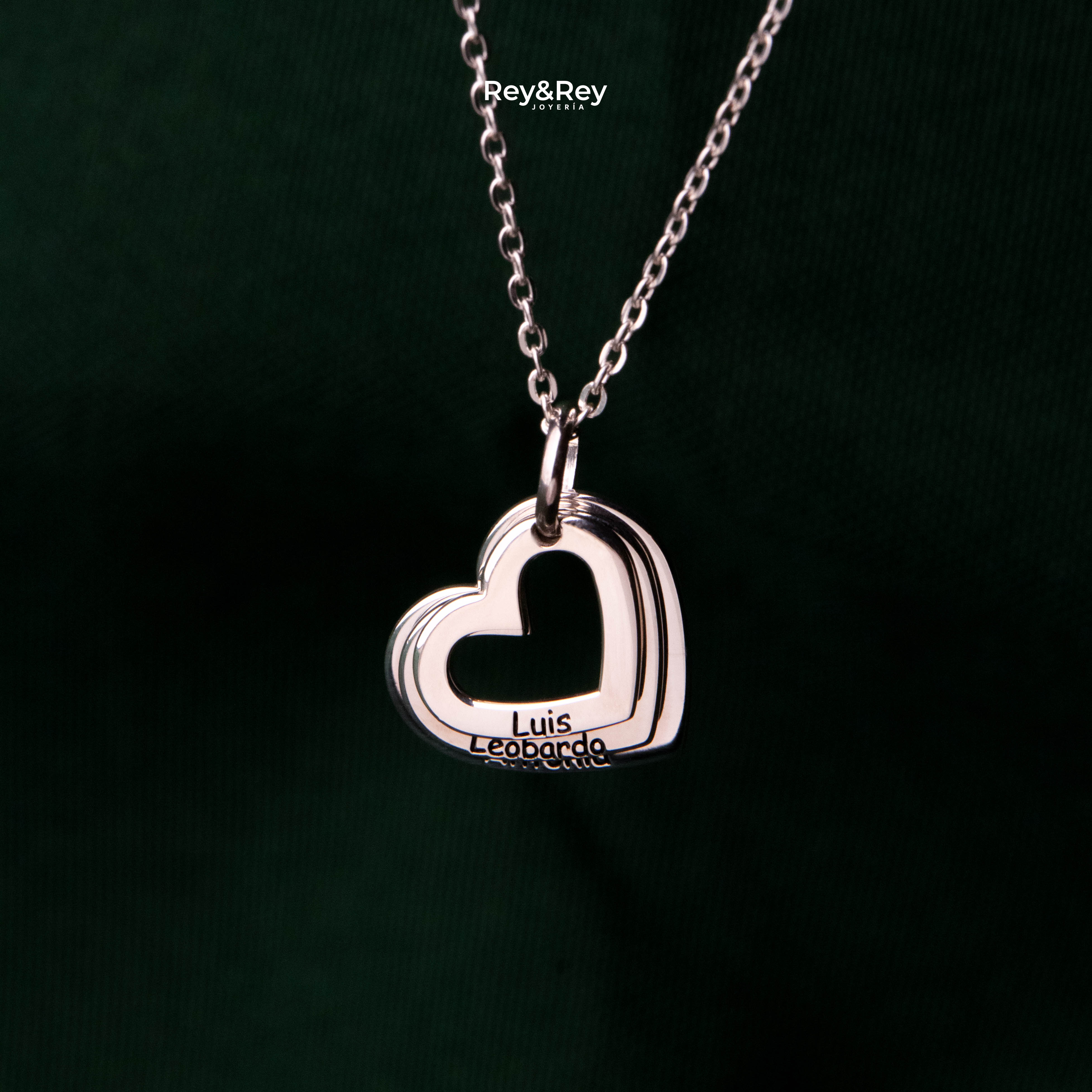 Collar Gota Personalizable Plata .925