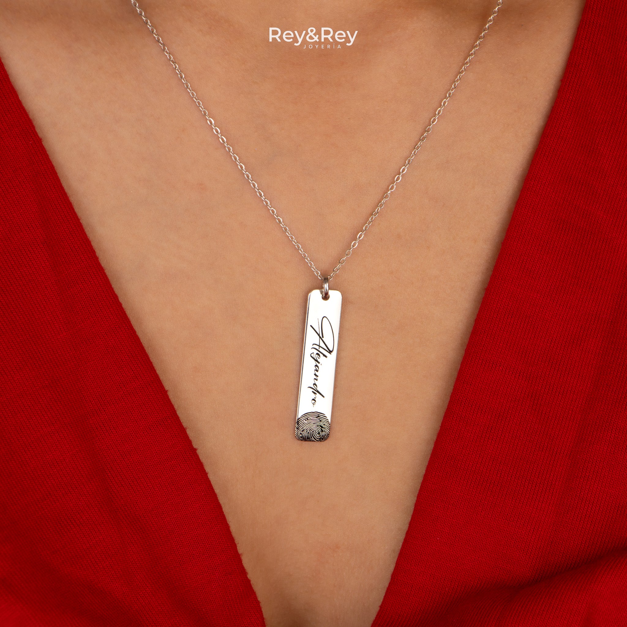 Etiqueta Huella Personalizable Plata .925  Primerly