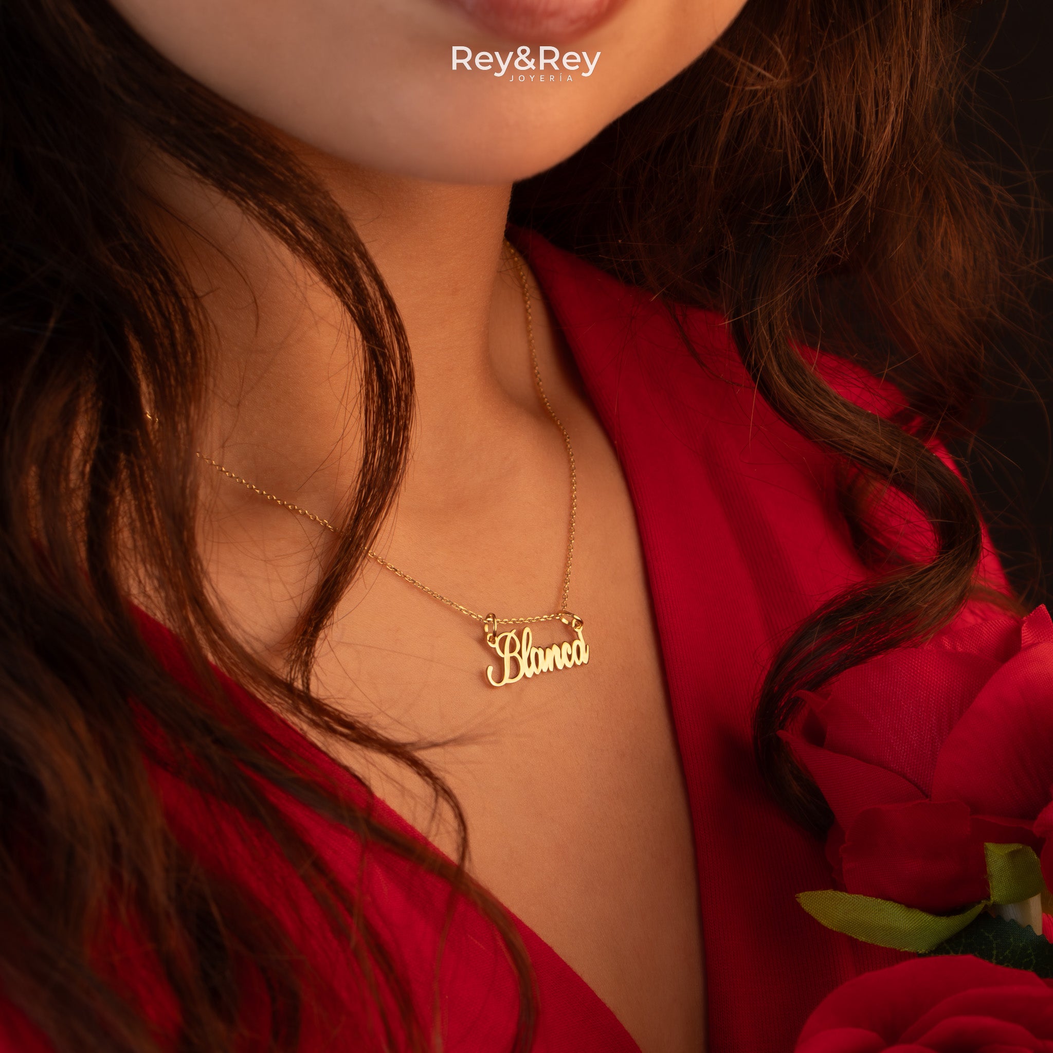 Dije Nombre Personalizado Pluma en Oro 10k Clasico