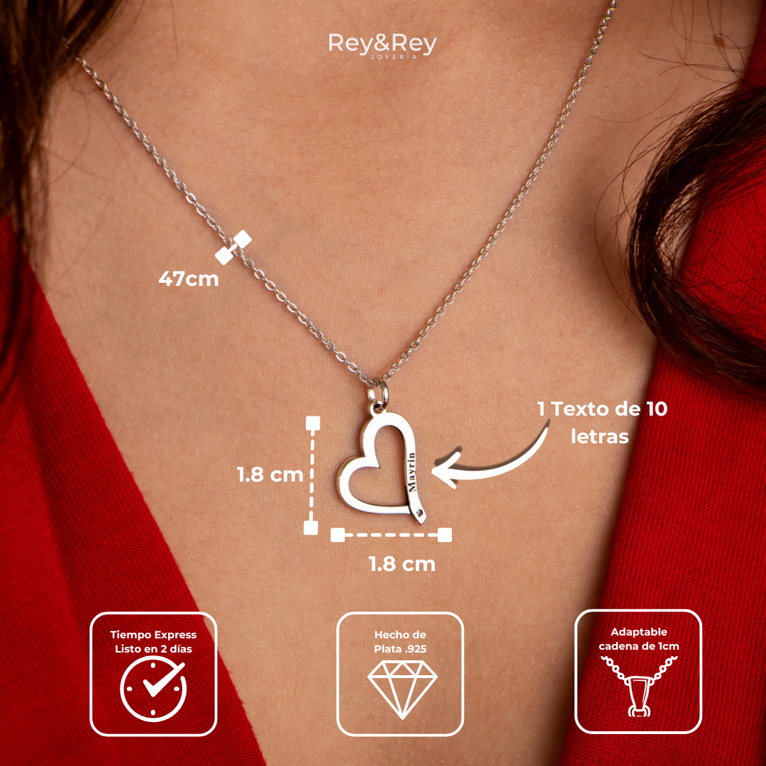 Collar Lovi Personalizable Plata .925  Primerly