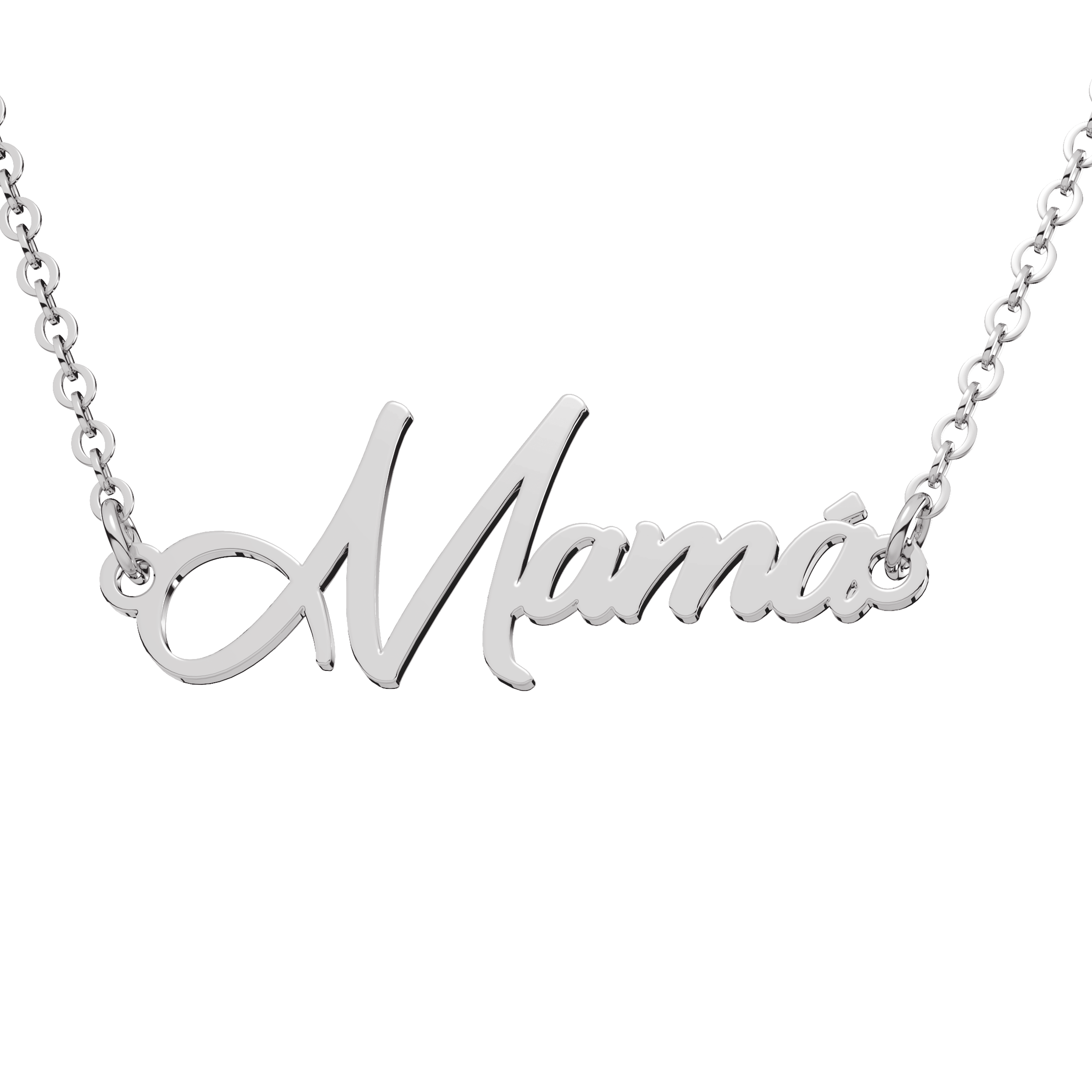 Collar Nombre Classic Personalizable de Plata  Primerly