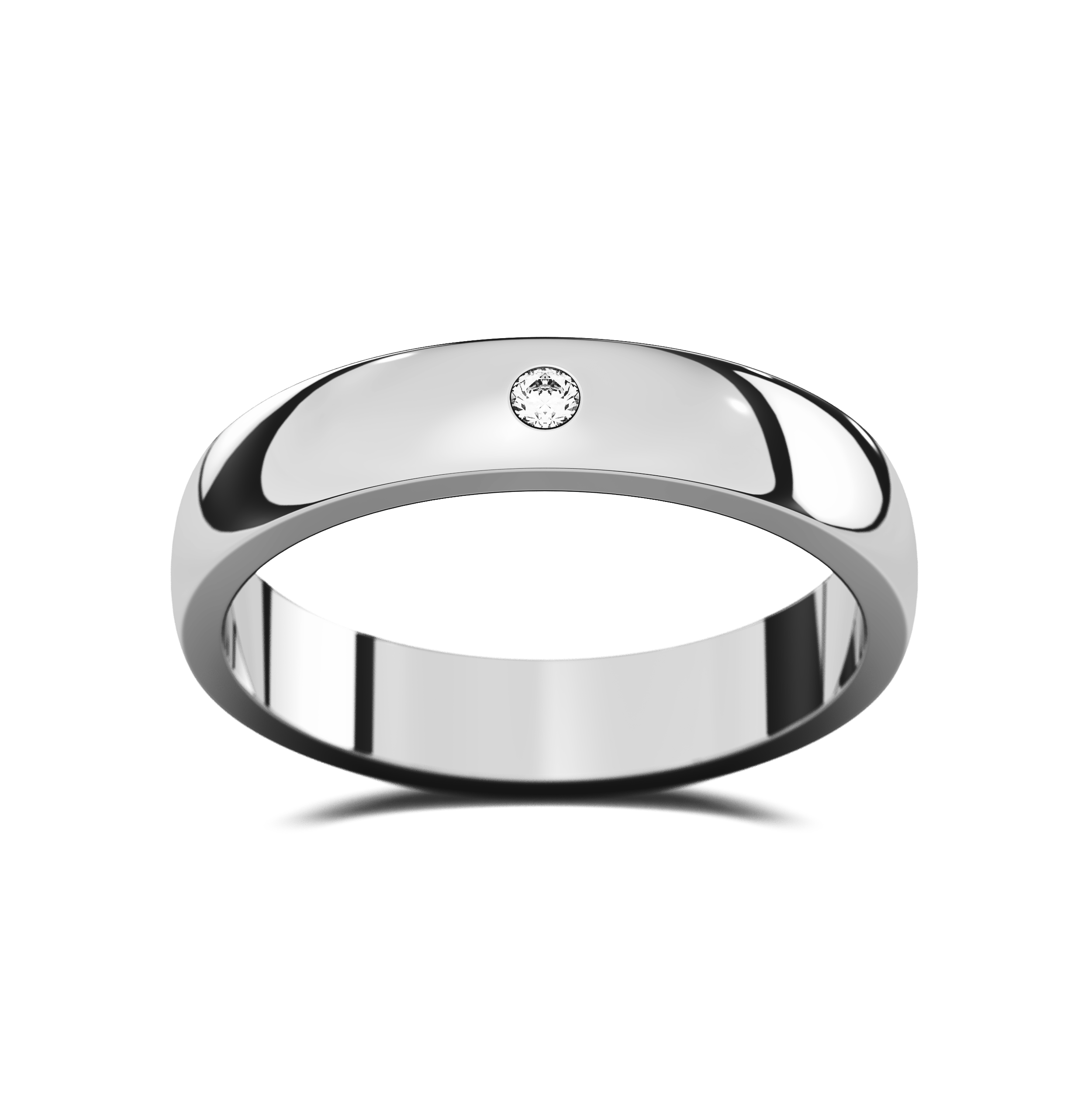 Anillo de Matrimonio en Plata modelo Paloma X - Main Image