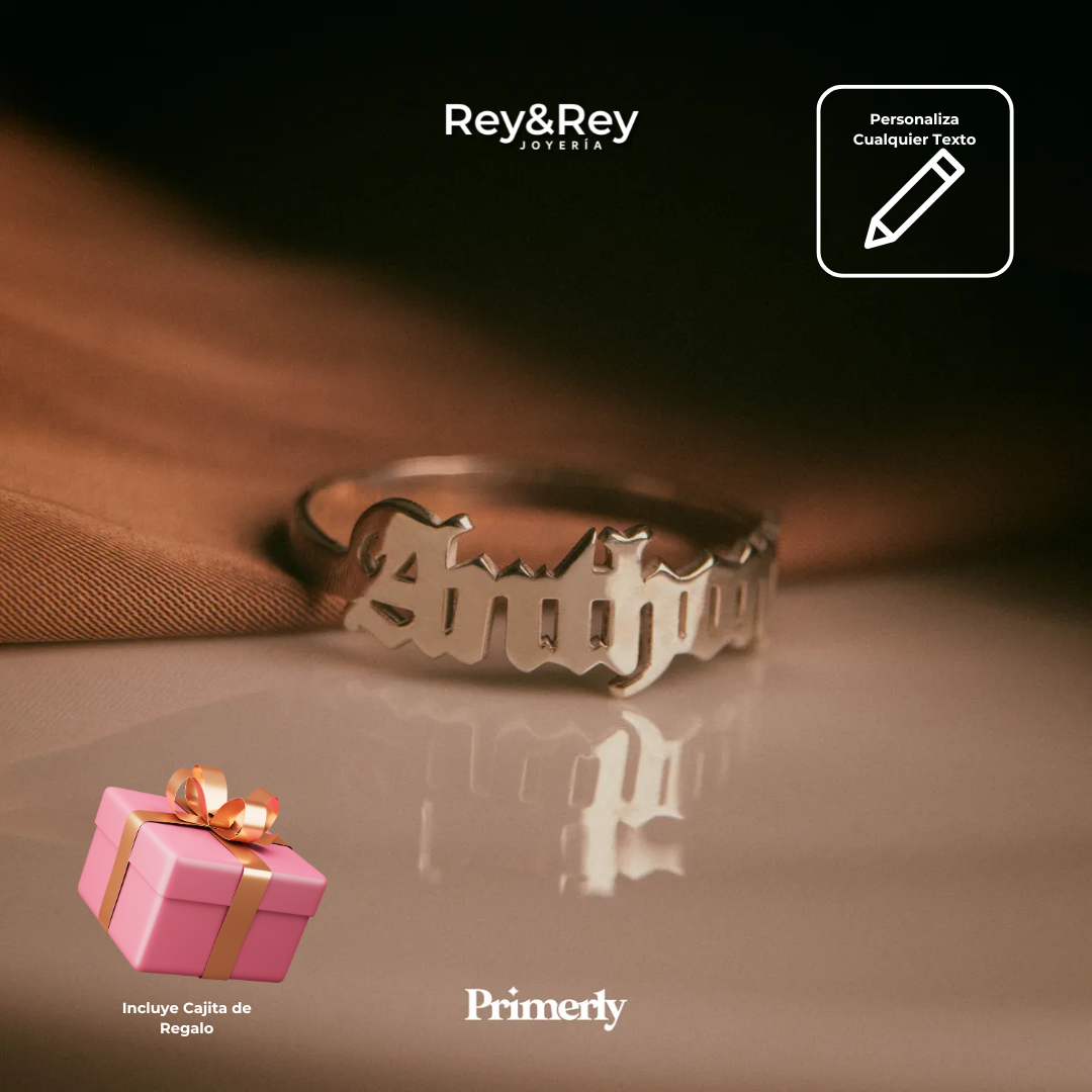 Anillo Classic Personalizable de Plata