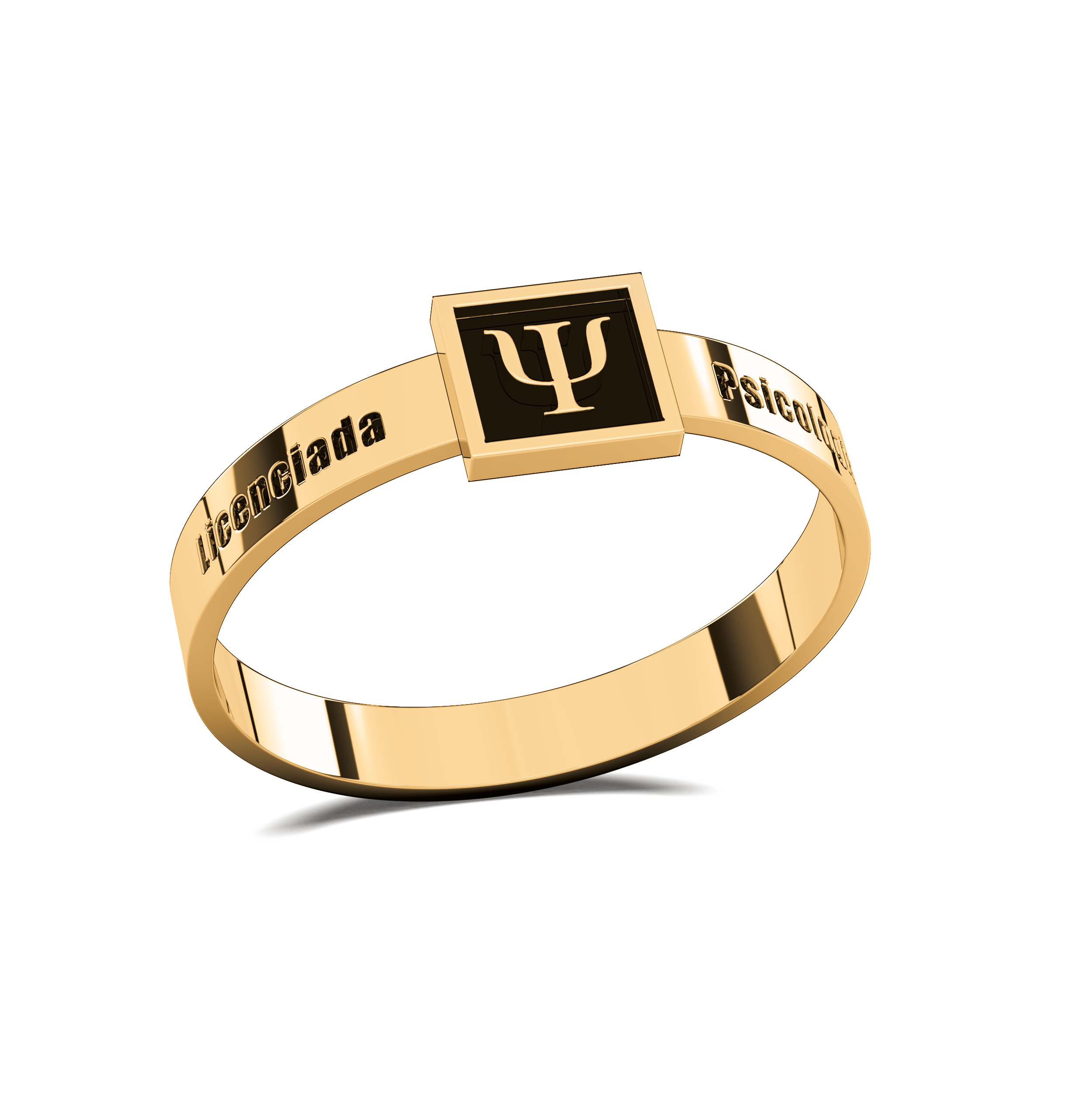 Graduacion Oro Anillo De Promocion Para Mujer Anillos De Grado