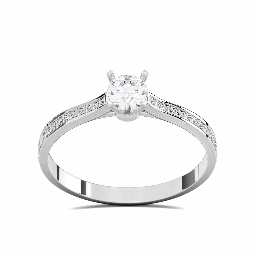 Anillo Compromiso Promesa Cénit Plata