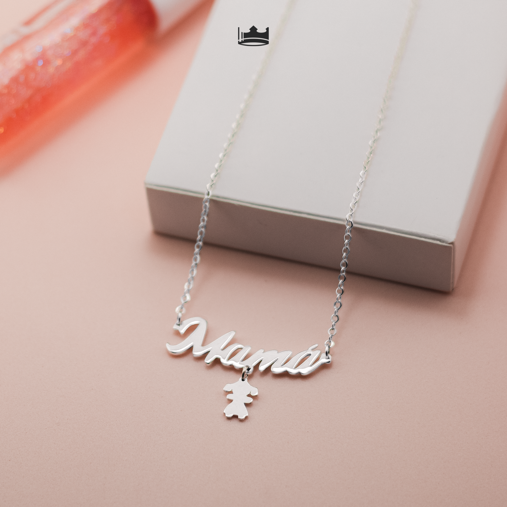 Collar Classic Mama Niñ@s Plata.925